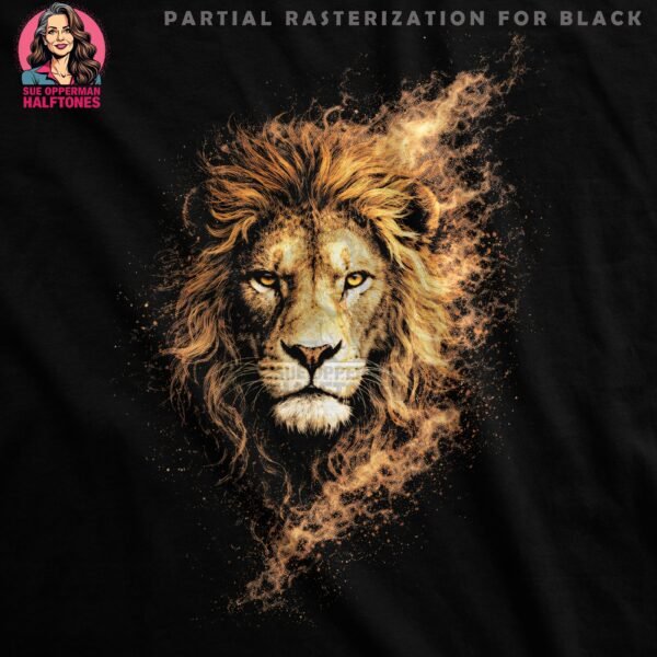Lion Halftone Design