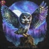 Majestic Owl Halftone Design