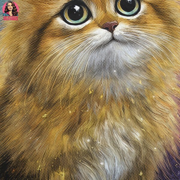 Enchanted Ginger Halftone Design