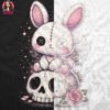Creepy Cute Bunny Halftone Design