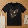 Eagle in Flight Halftone Design