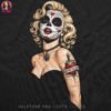 Marilyn Monroe Glamour Halftone Design