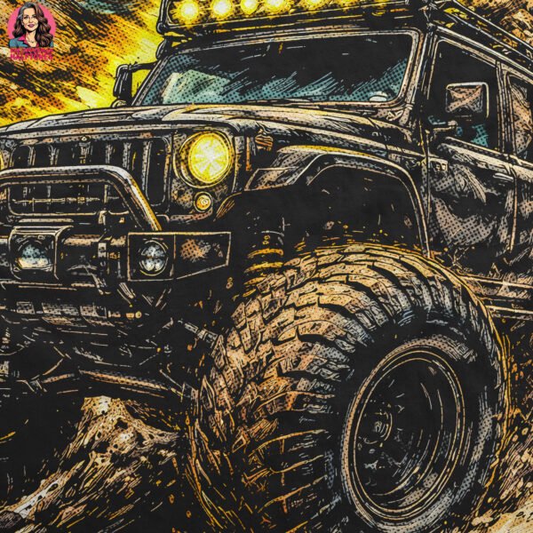 Dirt Queen Halftone Design