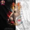 Floral Easer Rabbit Halftone Design