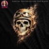 Skull Biker Halftone Design