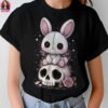 Creepy Cute Bunny Halftone Design