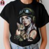 Tactical Kitty Girl Halftone Design