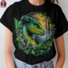 Green Forest Dragon Halftone Design