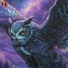 Dreamy Owl Halftone Design