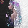 Fantasy Portrait Lady Halftone Design