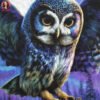 Majestic Owl Halftone Design