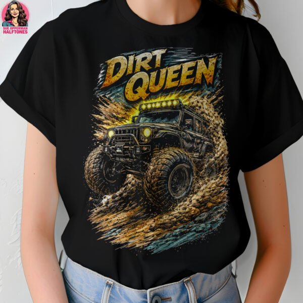 Dirt Queen Halftone Design