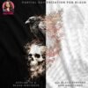 Skull and Raven Halftone Design