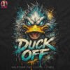 DUCK OFF Halftone Design