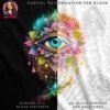 Mystic Eye Mandala Halftone Design