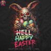 Zombie Easter Halftone Design