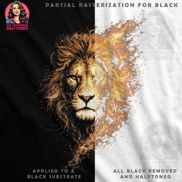 Lion Halftone Design