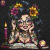 Bohemian Vibe Reader Halftone Design