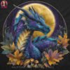 Enchanted Dragon Halftone Design