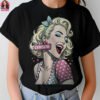 Blonde Retro Woman Halftone Design