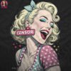 Blonde Retro Woman Halftone Design