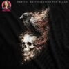 Skull and Raven Halftone Design