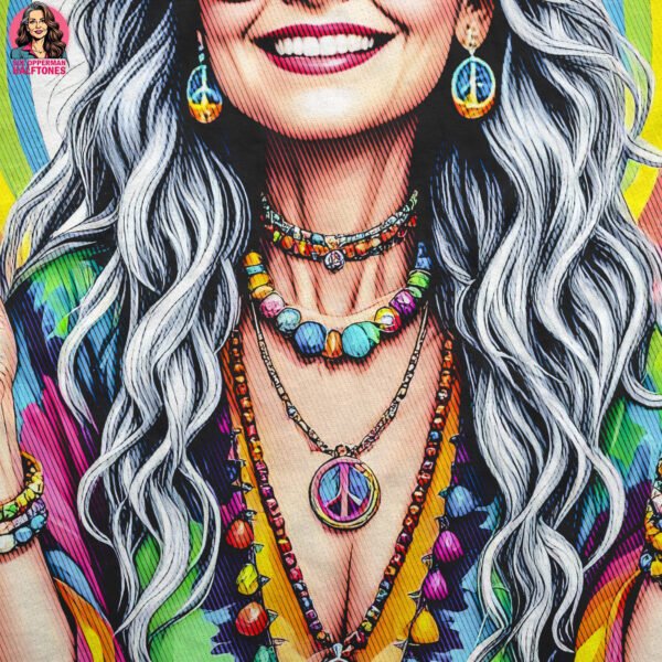 Groovy Granny Halftone Design