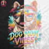 Dog Mom VIbes Halftone Design