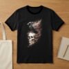 Skull and Raven Halftone Design